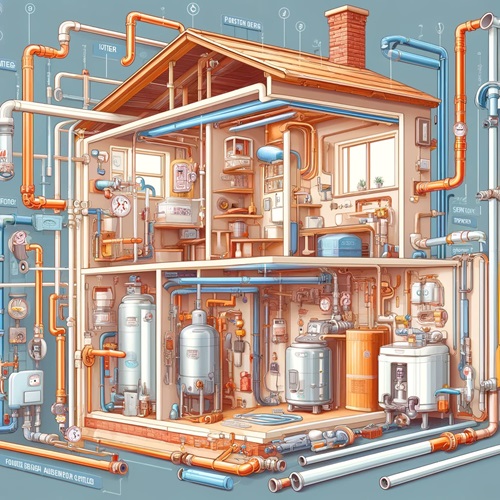 Illustrazione di un impianto idraulico