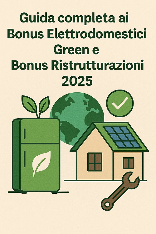 Bonus Elettrodomestici Green e Ristrutturazioni 2025: La Guida Completa per Risparmiare e Rinnovare