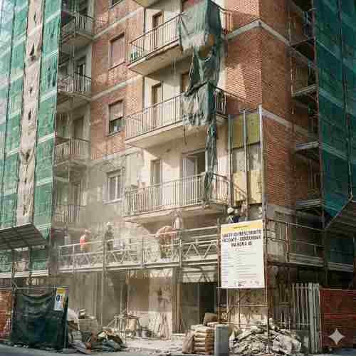 Rifacimento facciate: cosa succede quando di mezzo c'è il condominio Rifacimento facciate, in condominio è tutto più complicato. Ecco perché.